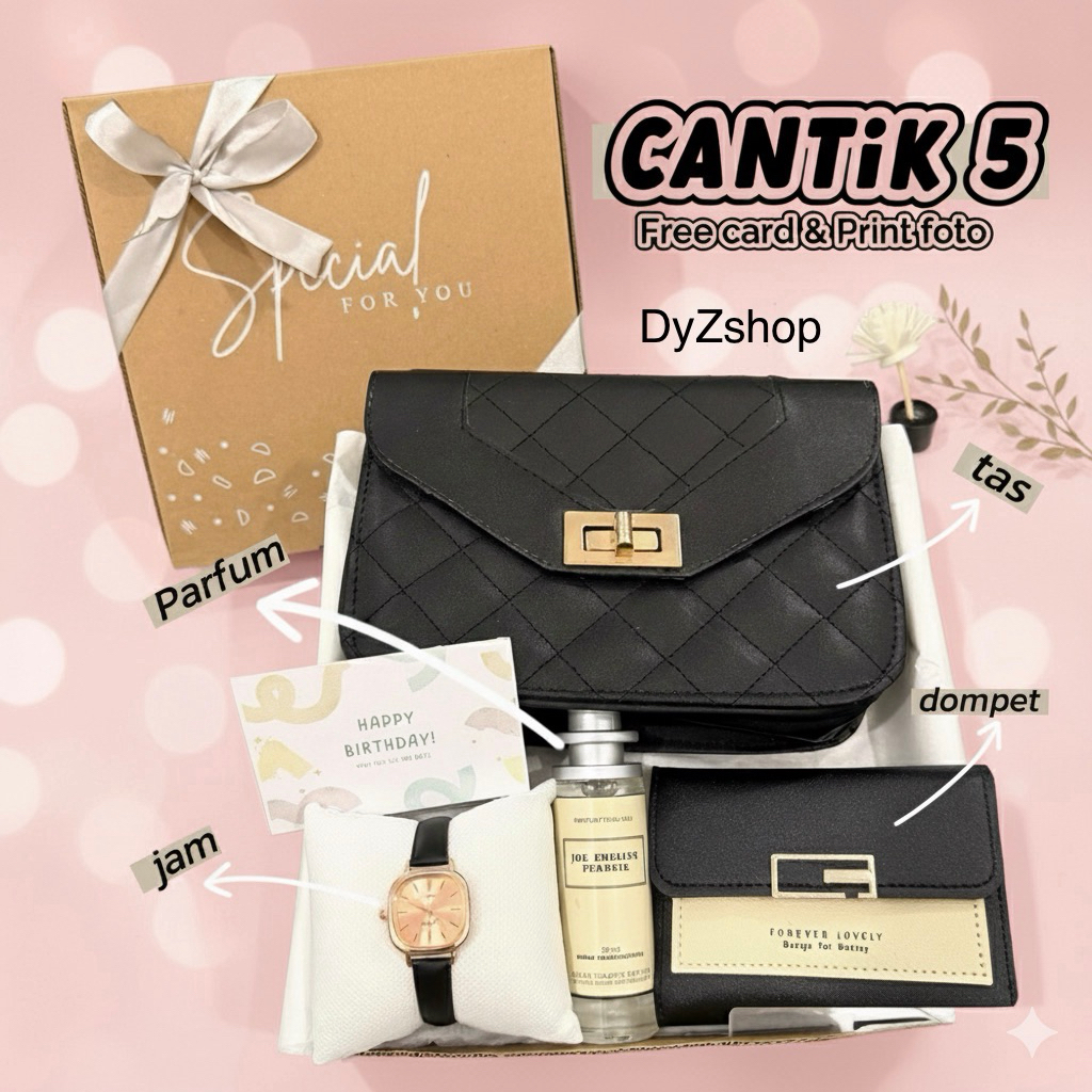 Hampers kado birthday cewek gift box cantik