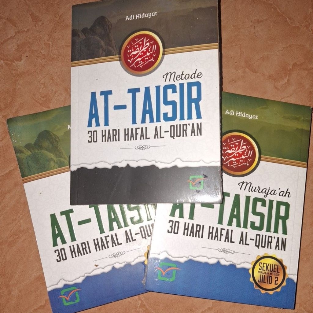 Buku Metode At-Taisir Adi Hidayat – 30 Hari Hafal Al-Qur’an | Muraja’ah Sekuel Jilid 1 & 2