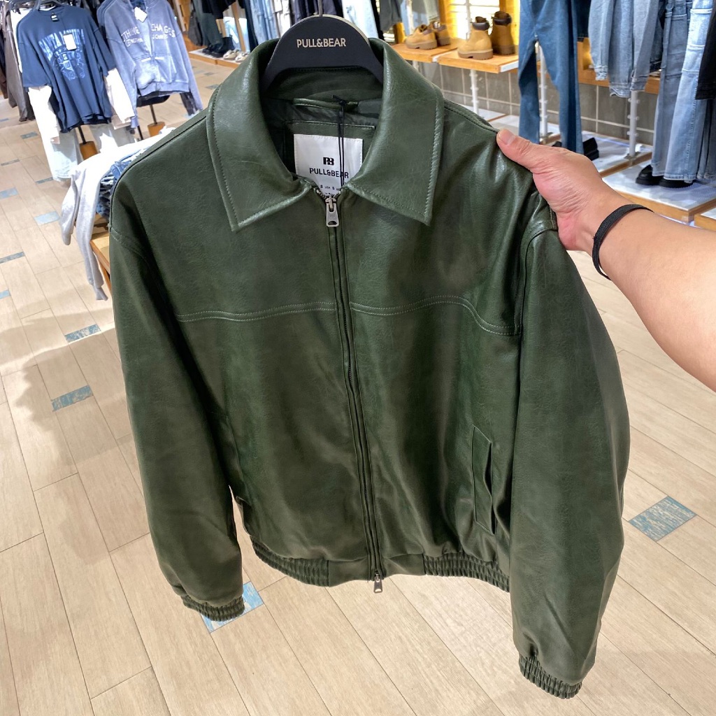 Jastipp. Jacket Fake Suede Sintetis Pull&Bear (Man)