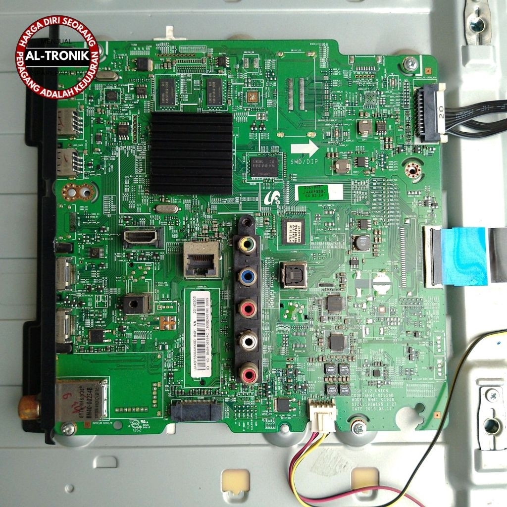 MAINBOARD TV LED SAMSUNG 40 INCH MODEL UA40F5500AM 40F5500 TYPE UA40F5500 MOTHERBOARD MOBO MESIN MOD