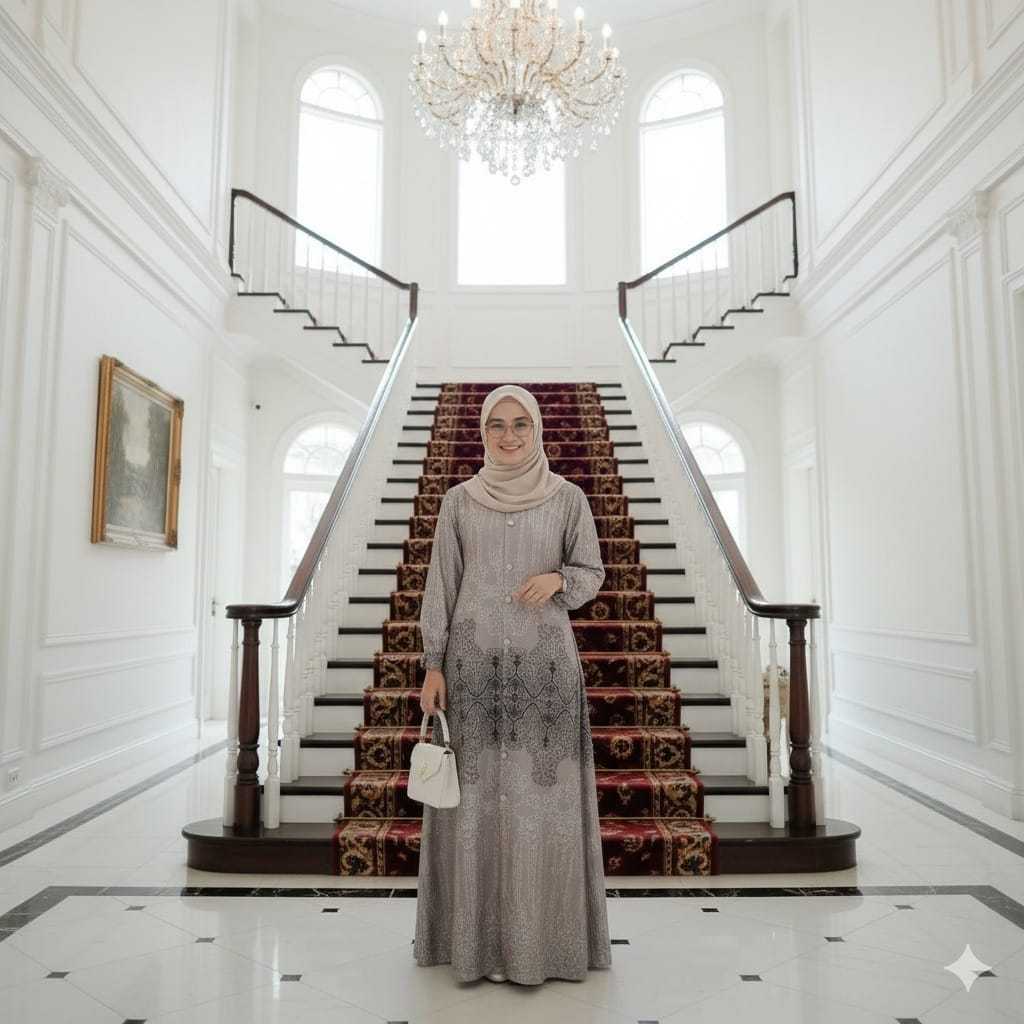 Gamis Dress Maxmara Luxury Gamis Lebaran Elegan Kondangan Wanita Muslim Bahan Nyaman Anti kusut