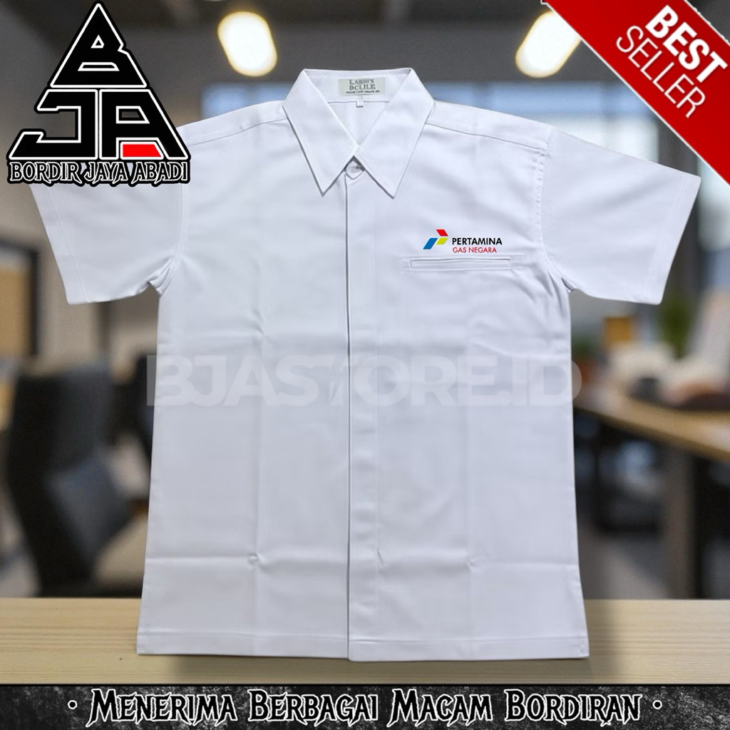 Kemeja Pertamina Gas Negara K1 Putih