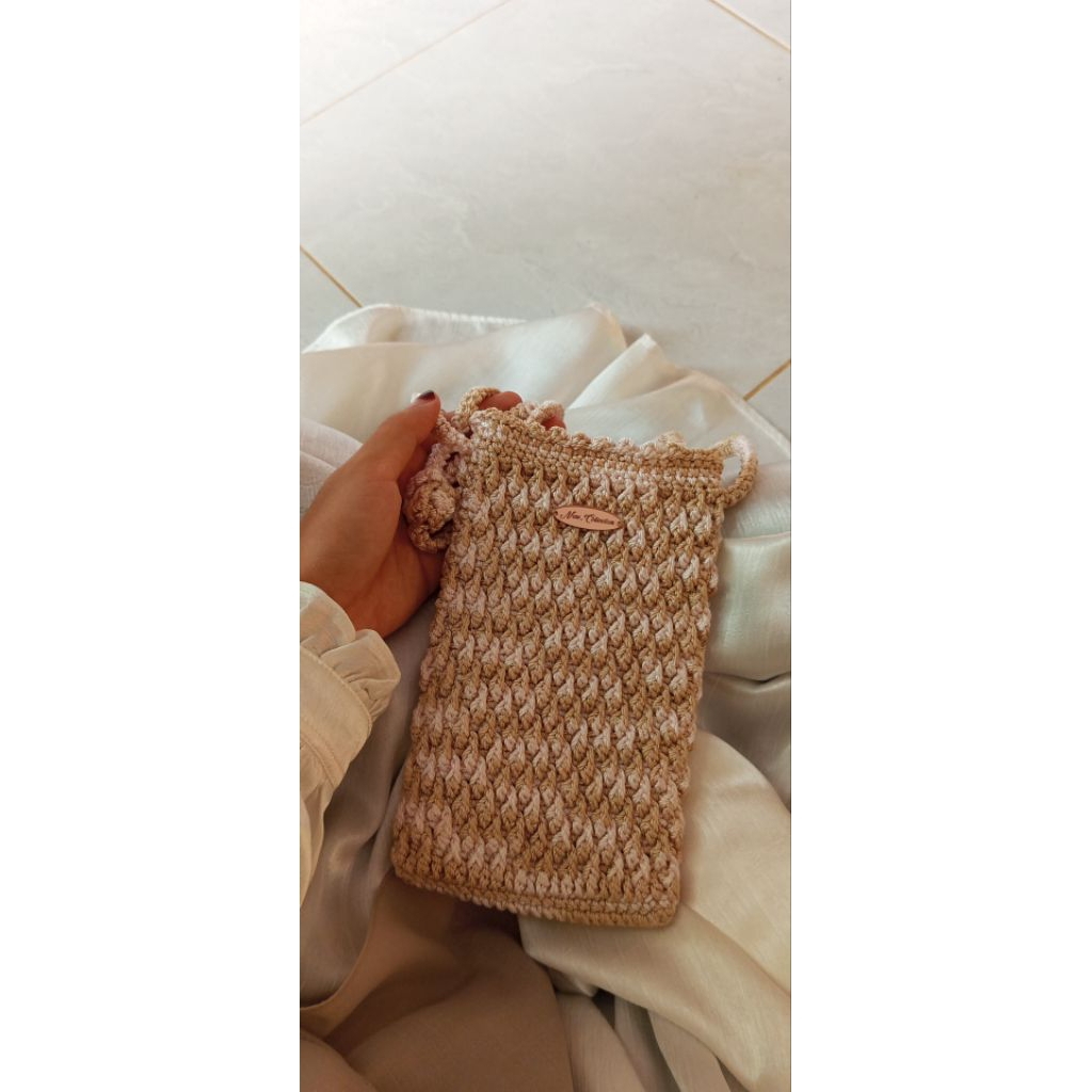 Tas Hp Rajut Handmade Super Cantik dan Elegan || Tas Hp Lucu || Tas HP selempang