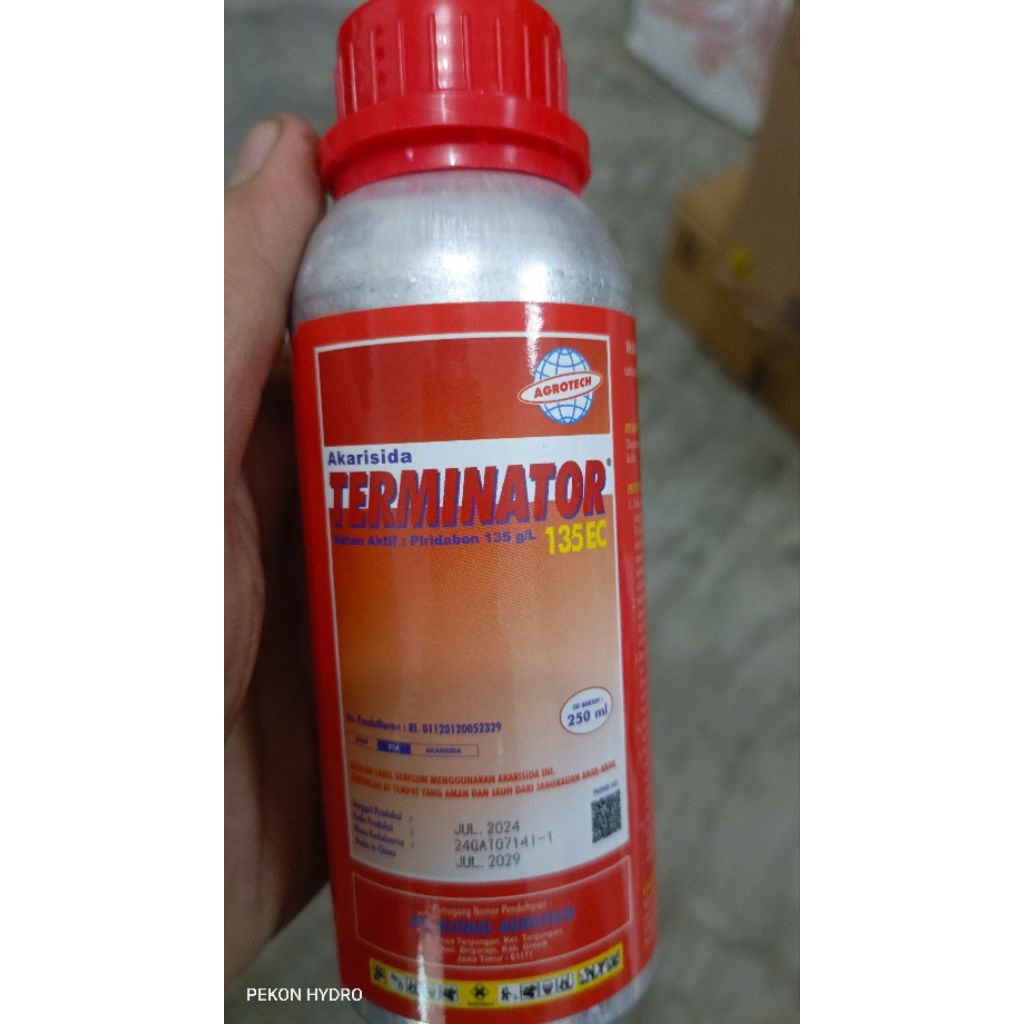 INSEKTISIDA AKARISIDA TERMINATOR 135 EC 250 ML - PEMBASMI TUNGAU INSEKTISIDA SAMITE