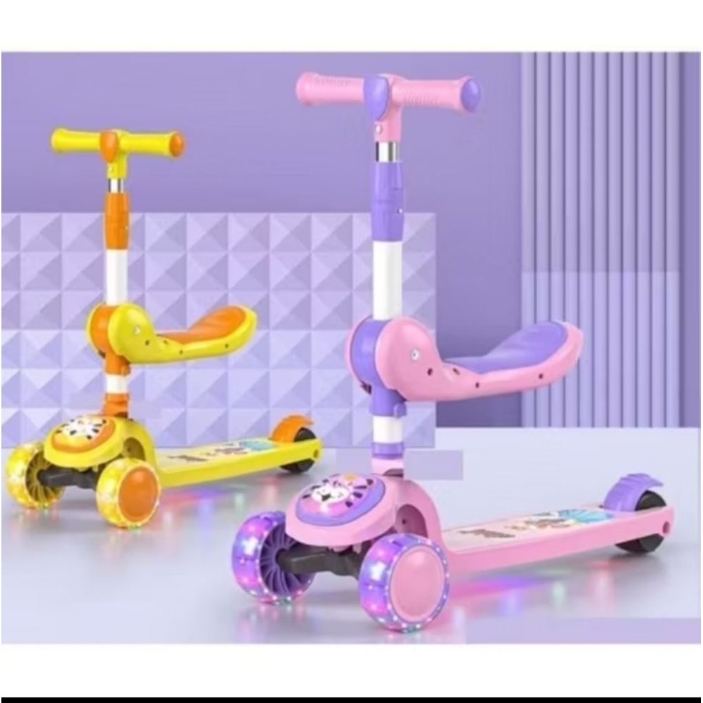 scooter otoped dudukan Anak ada lampu dan lagu