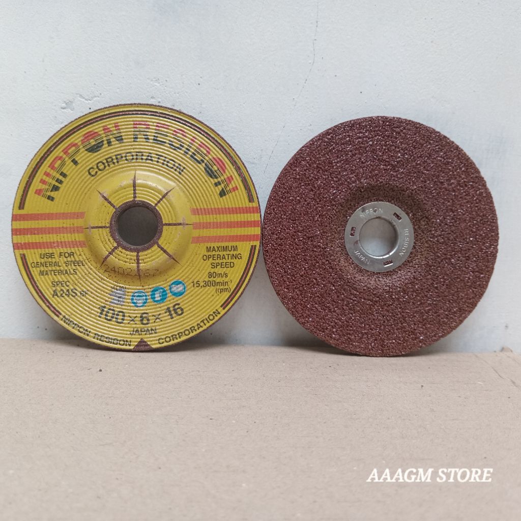 Batu gerinda tebal / nippon resibon batu gerinda poles