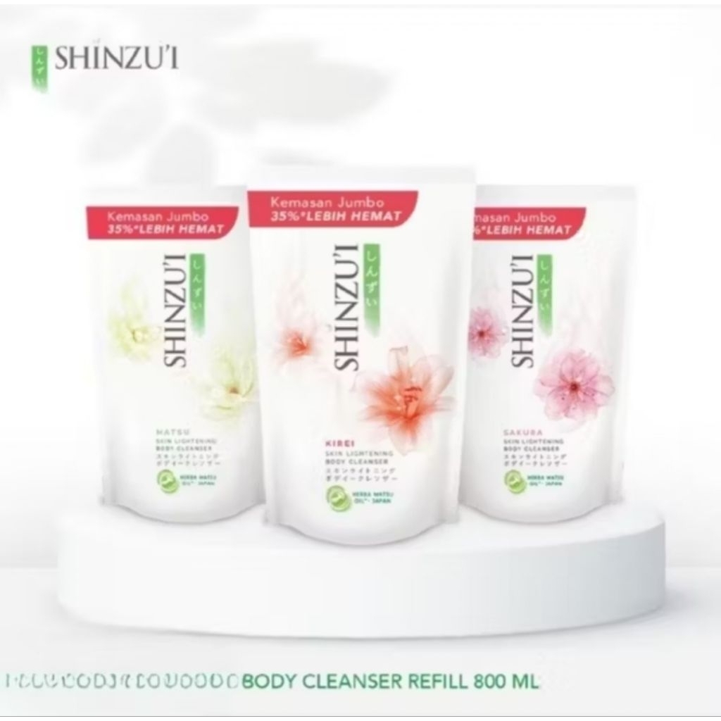 SHINZUI Body Wash Refill 725ml / Sabun Mandi Shinzui Refill 725ml