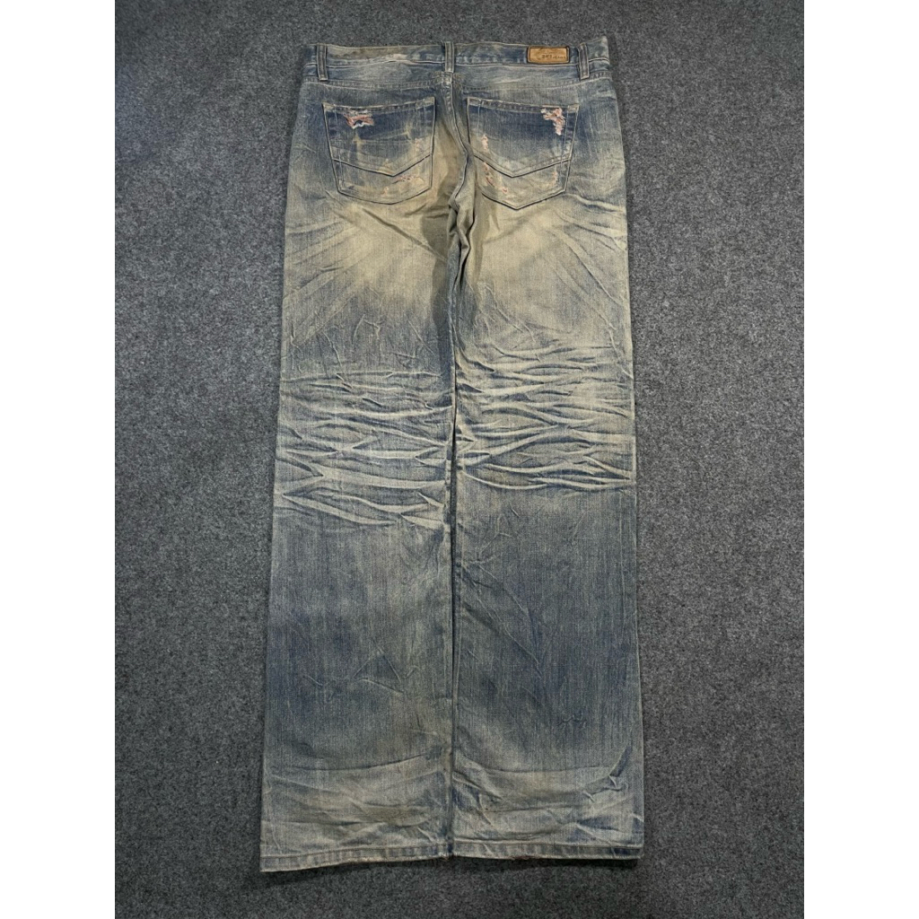 Celana jeans fading 2and1 second