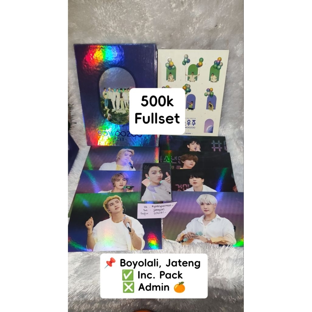 [OFFICIAL] DVD MUSTER SOWOZOO FULLSET PHOTOCARD JUNGKOOK