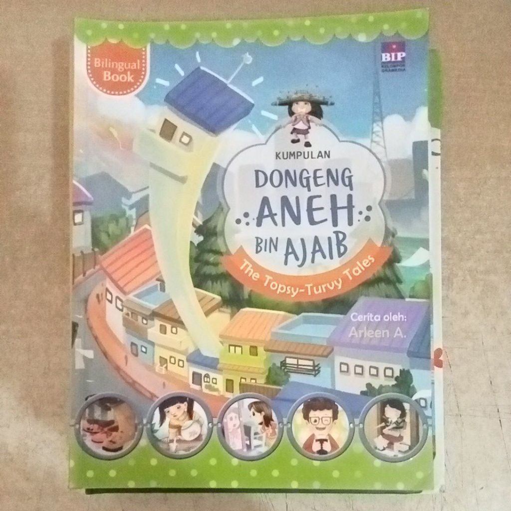 Buku cerita anak: KUMPULAN DONGENG ANEH BIN AJAIB(Bilingual Book), kumpulan Dongeng Binatang 1(Bilin