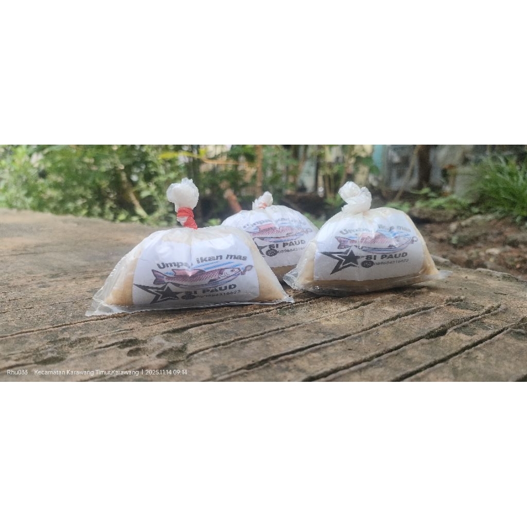 umpan ikan mas siap pakai, (amis,wangi,gurih)