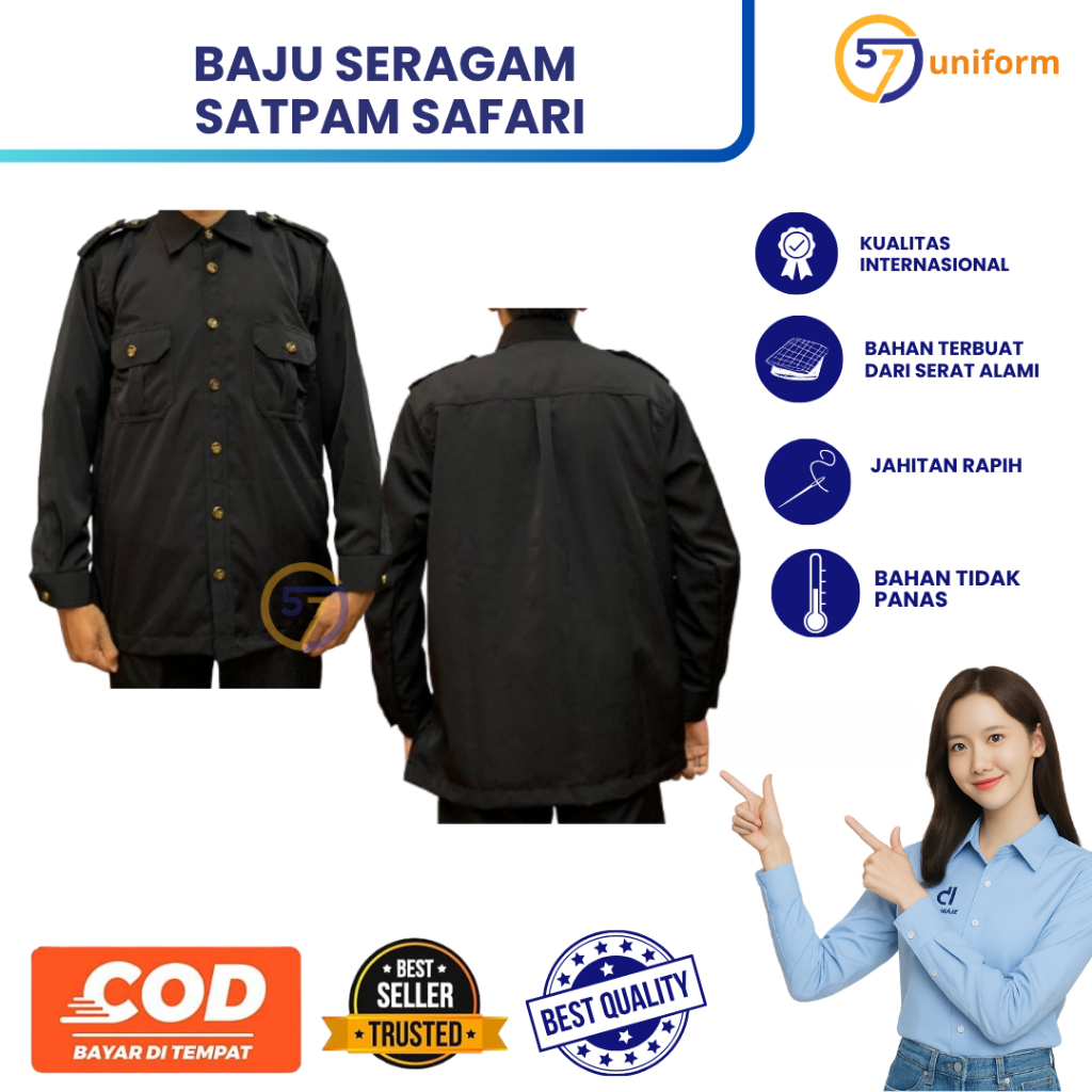 BAJU SATPAM SAFARI  SERAGAM SATPAM SAFARI  BAJU SERAGAM SATPAM SAFARI