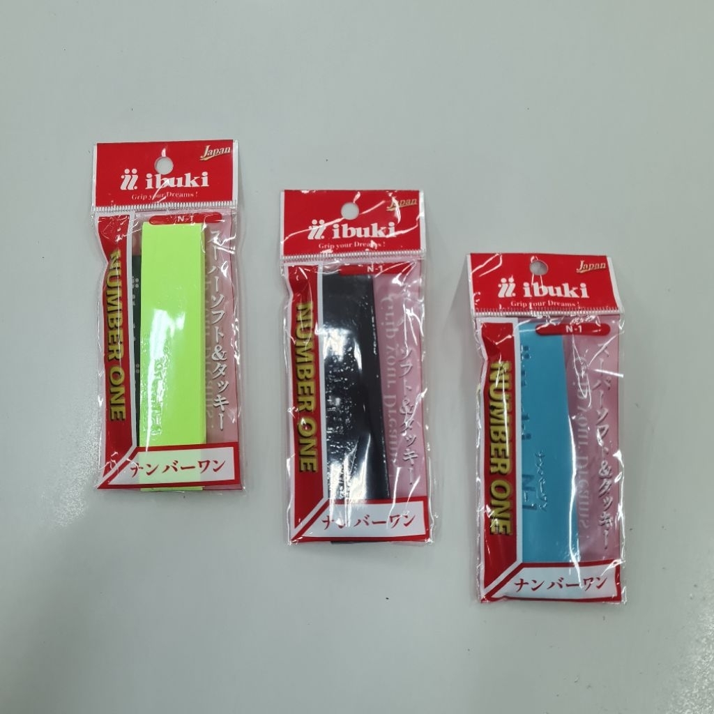 Grip Raket Ibuki N-1 Overgrip Tipis Original Pegangan Racket Reket Badminton Bulutangkis Tenis Tenni