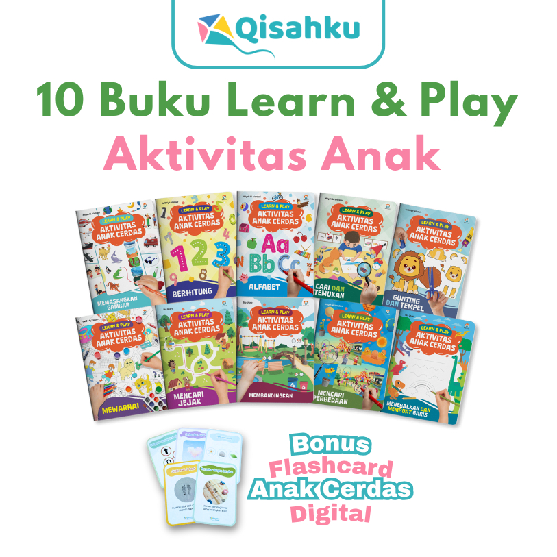Buku AKTIVITAS ANAK CERDAS Tematik TK LEARN & PLAY ACTIVITY BOOK  Paket TK A dan B Semester 1 2