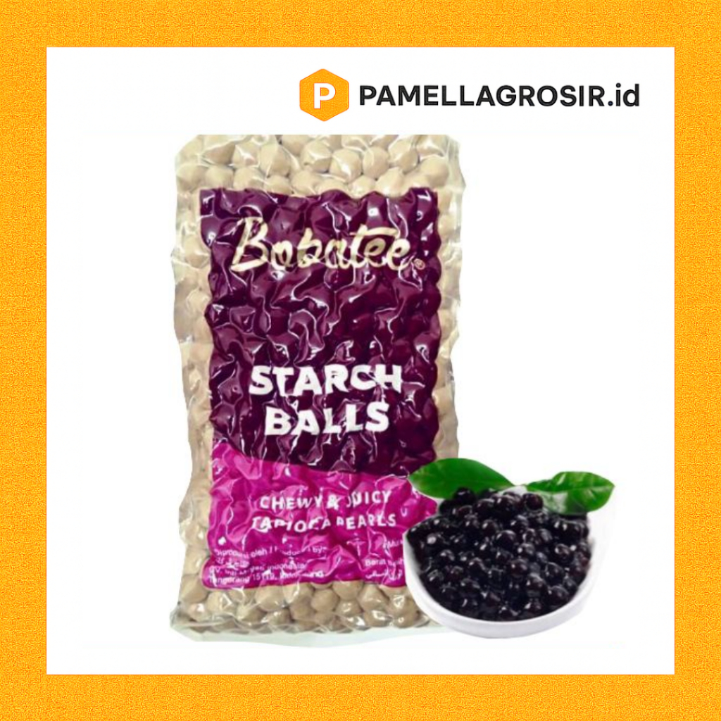 BOBA INSTAN BOBATEE STARCH BALLS 1 KG MURAH