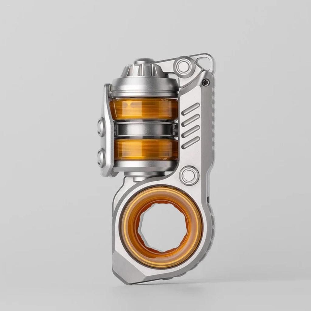 GobiggeR Sinian PEI Stainless Steel Tuning Fork Fidget Slider Pushing Egg Anti Stress ADHD EDC Fidge