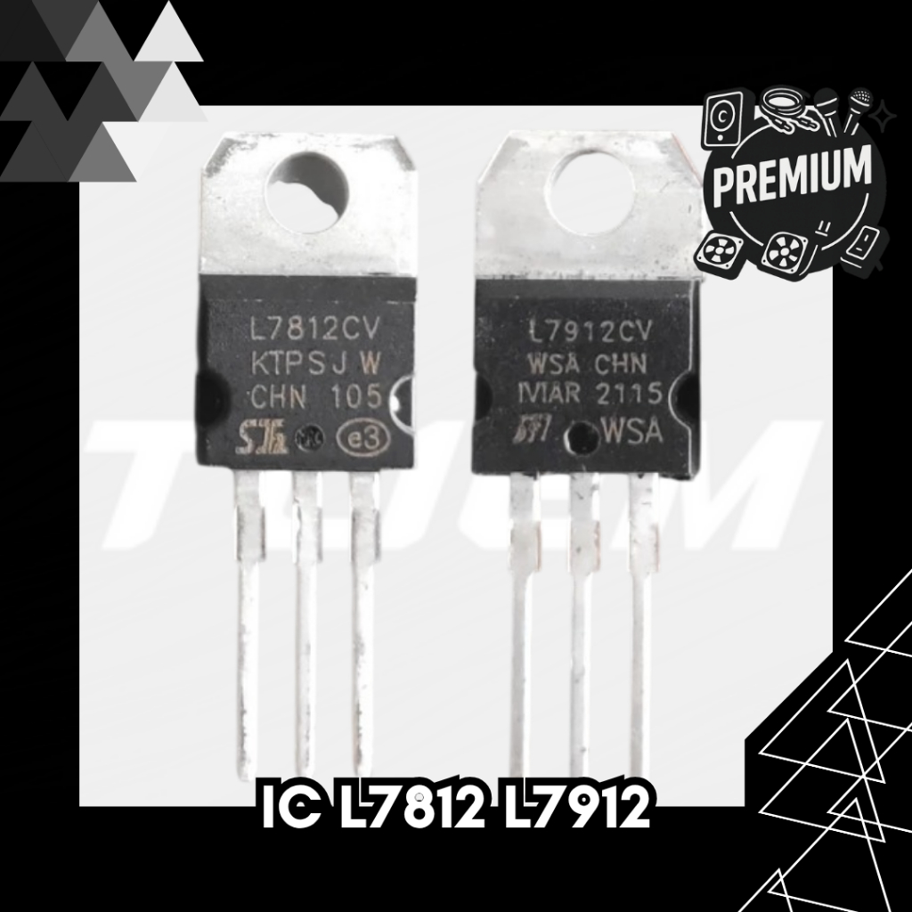 IC Regulator L7812 / L7912 7812 7912 L7812CV L7912CV