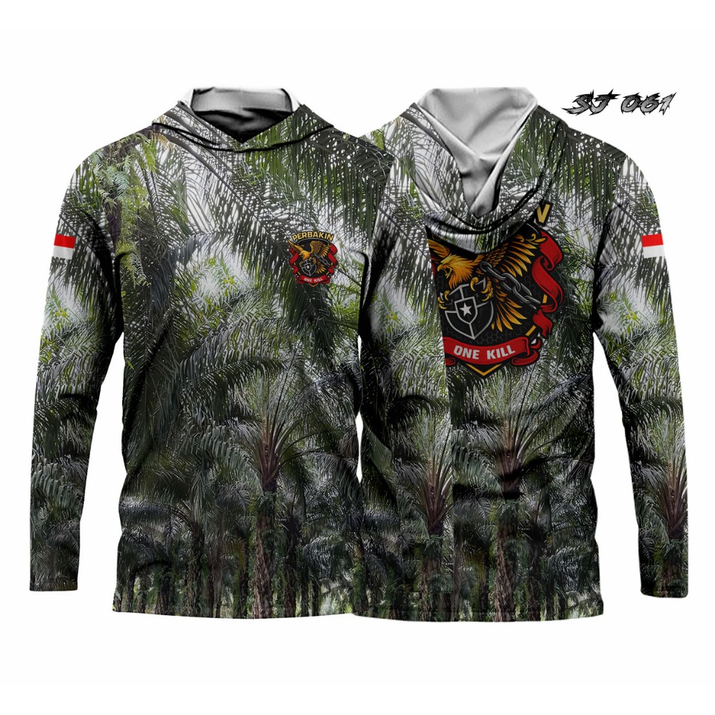 HOODIE CAMO NATURAL HUNTING PERBAKIN | HOODIE CAMO | JERSEY BERBURU PERBAKIN | BAJU NATURAL CAMO PER