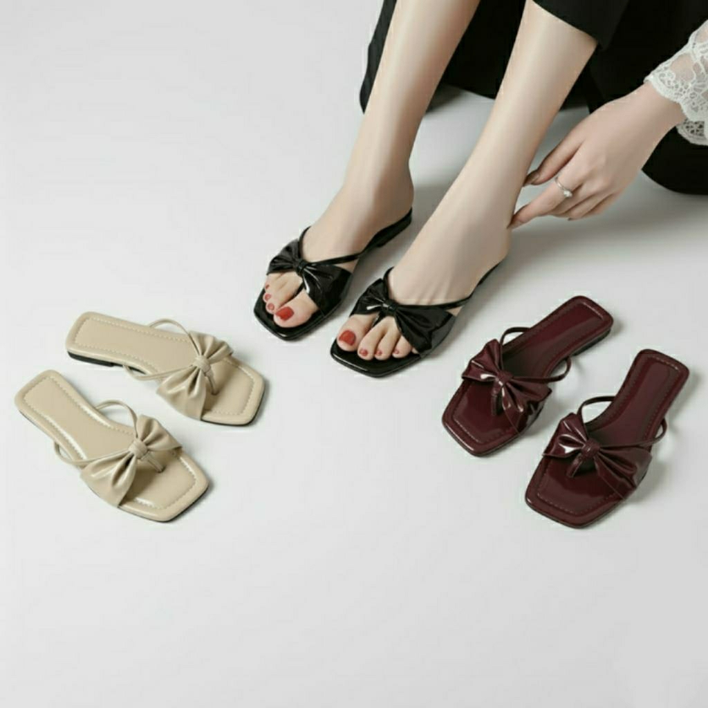 SOFFIA Sandal EVA Wanita Big Size 39-43 sol Karet Ringan Nyaman
