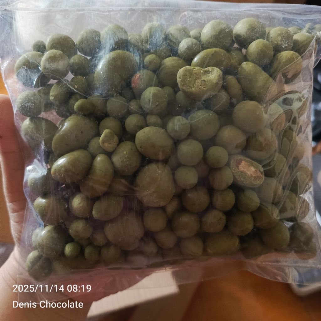 Coklat Silverqueen greentea unpolesh 500gr