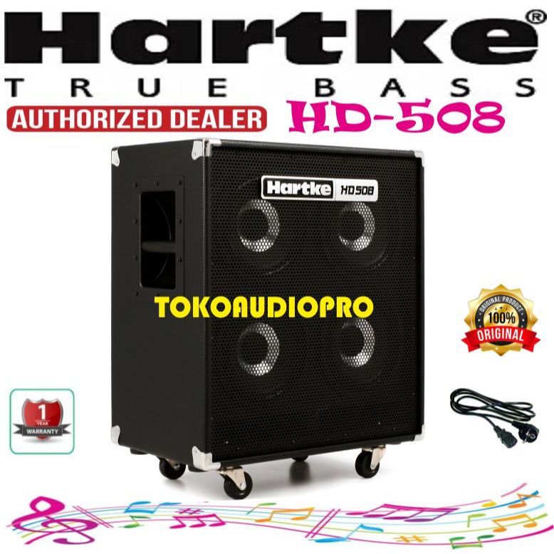 Ampli Hartke HD508 4x8" 500-watt Bass Combo Amplifier Gitar Bass Hartke HD-508