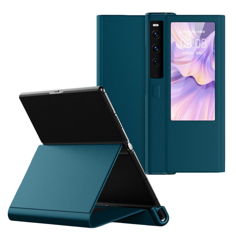 Casing ponsel - untuk Huawei Mate XS / Mate XS2, penutup flip magnetik, dapat digunakan sebagai peny