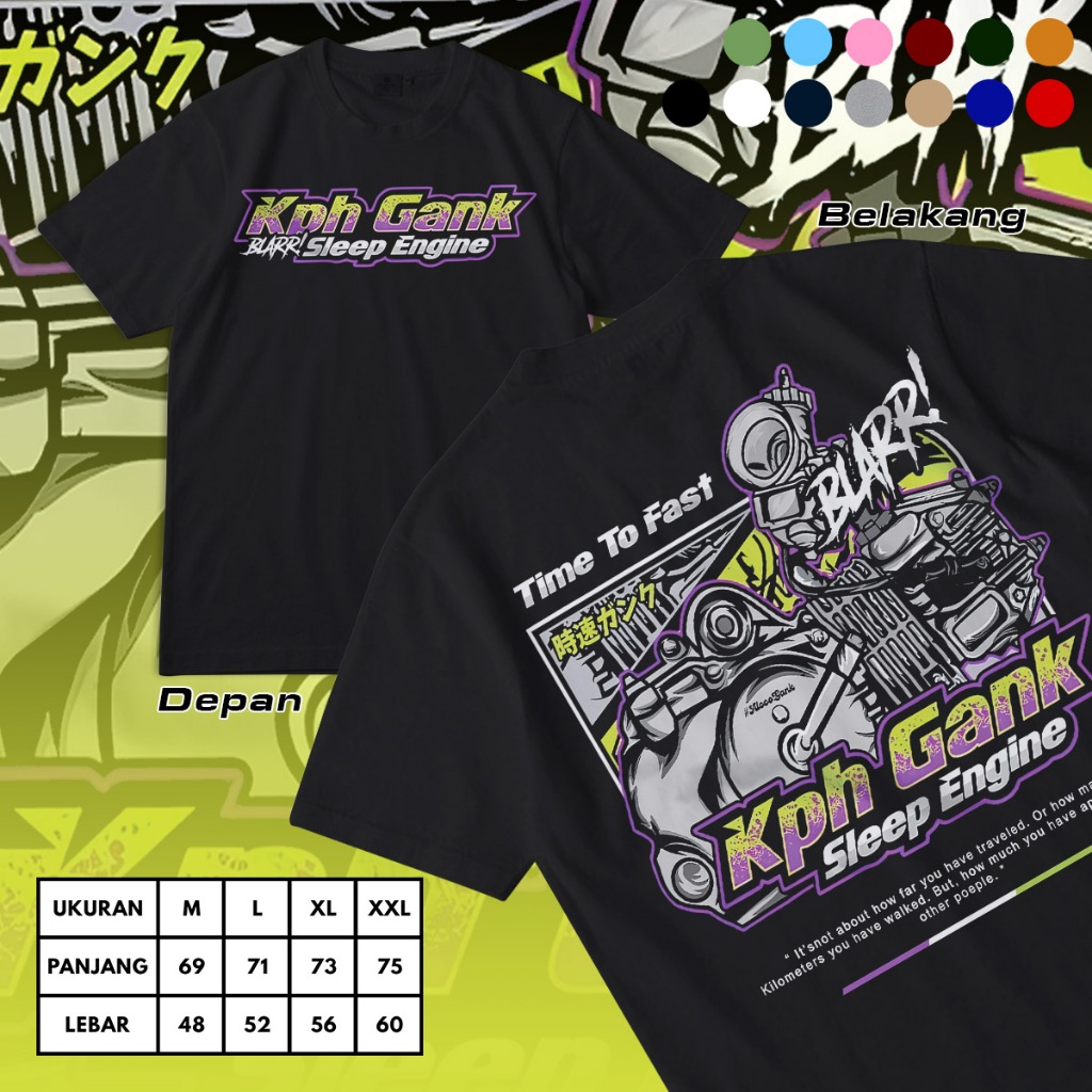 KAOS KPH Gank Sleep Engine KAOS DISTRO KPH Gank Sleep Engine KAOS PRIA WANITA