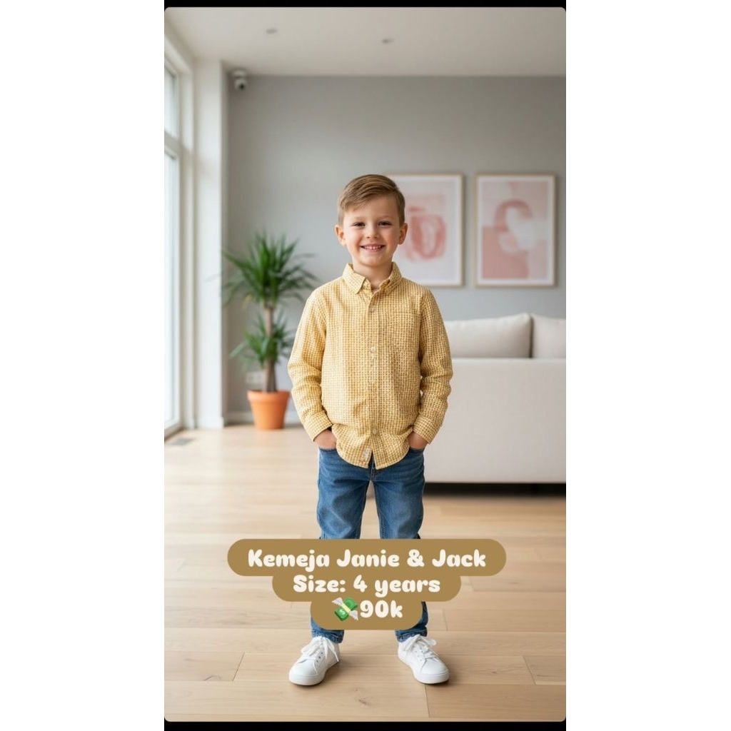 Kemeja kids Janie & jack