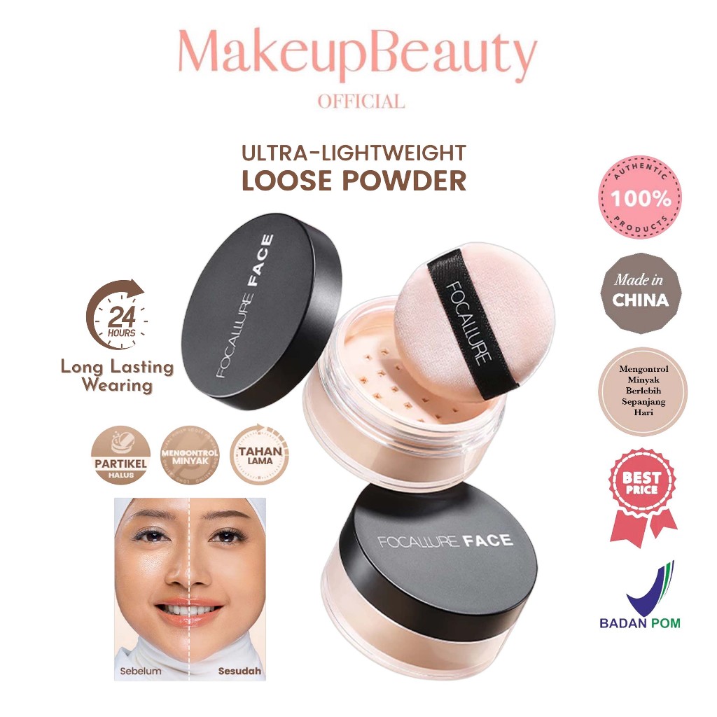 FOCALLURE (FA15) Invisible Finish Loose Setting Powder 7gr