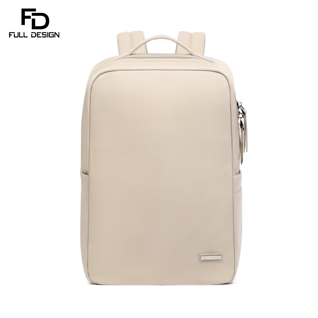 FULL DESIGN Tune Tas Ransel Laptop 14 inci Anti Air, Backpack Travel Kantor Hiking