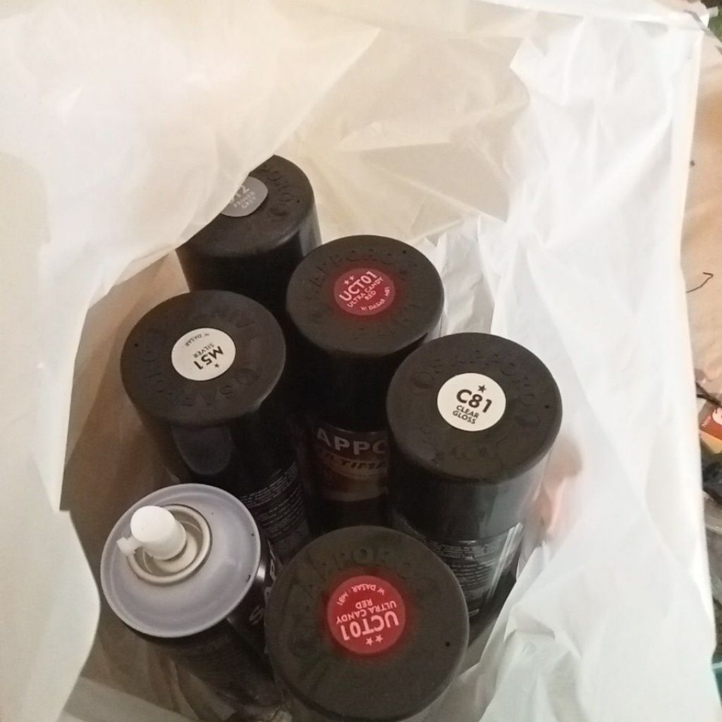 paket Cat Body Vario Kzr Warna Merah Candy