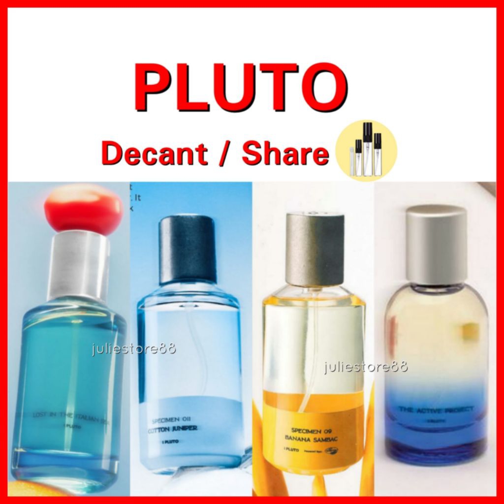 Share Decant Scents of PLUTO Parfum Cotton Juniper Banana Sambac Ain't Your Typical Candy New Kind o