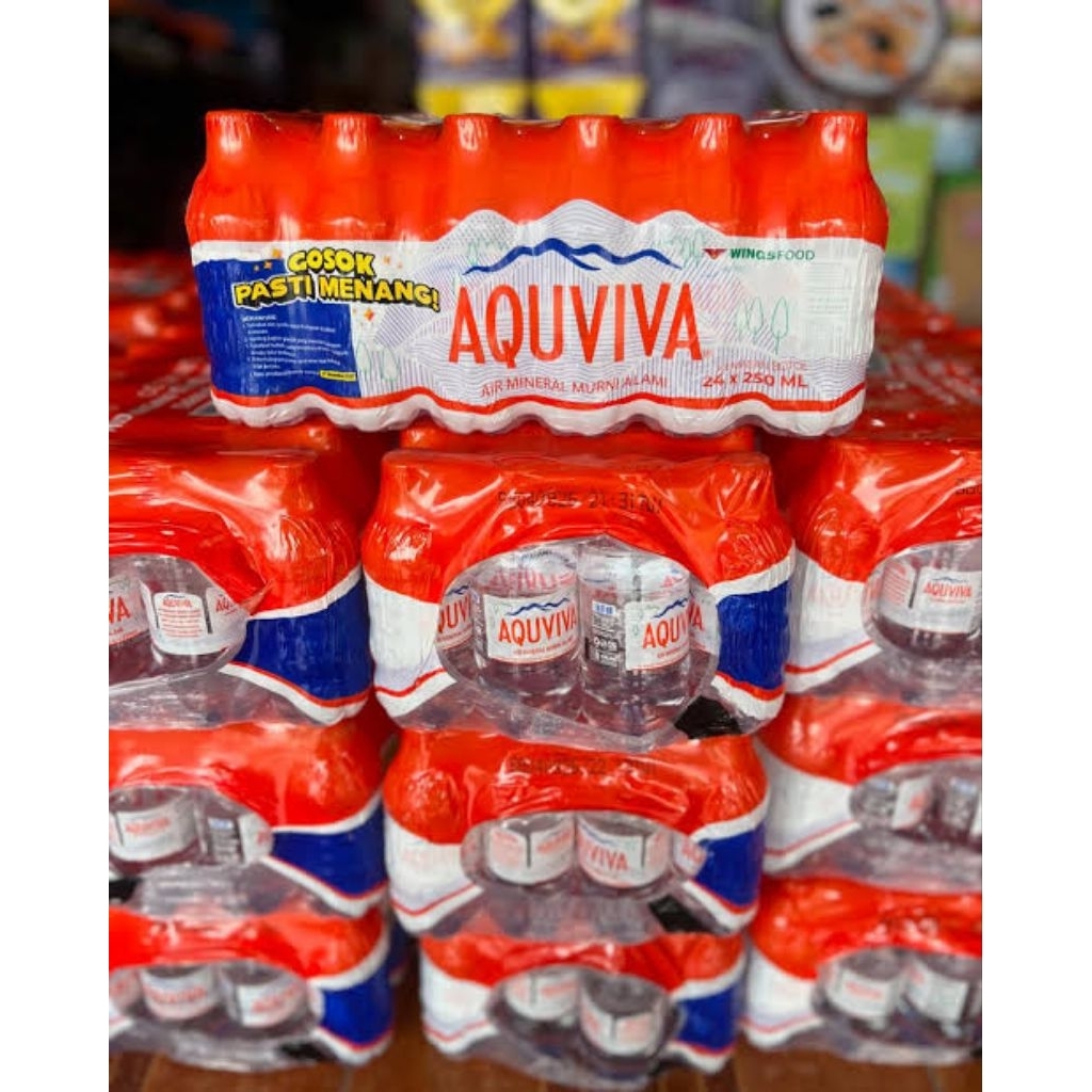 Air Mineral AQUVIVA 250ML 1 Pack 24 Botol