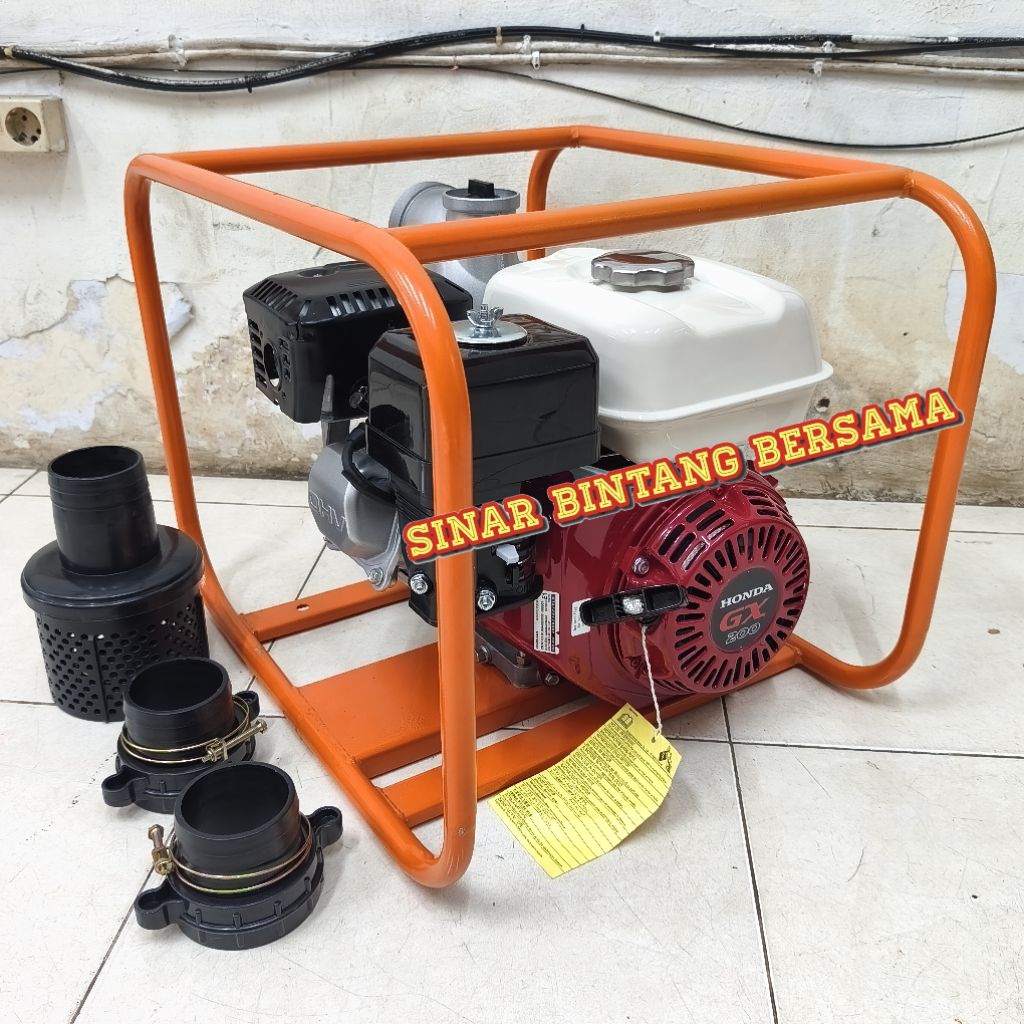 Pompa Air Sawah irigasi Original Honda GX 200 Dan GX 160 Ukuran 3 inch