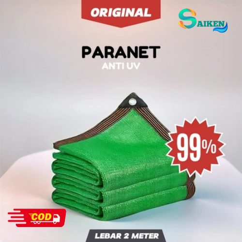 Paranet Hijau Lebar 2 Meter – SunShade Net Anti UV untuk Tanaman & Teras