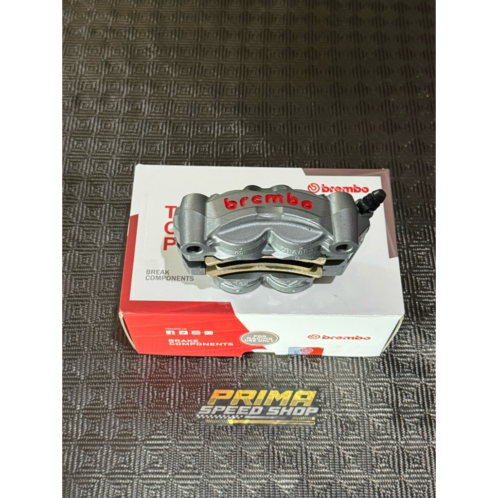 kaliper brembo m50 kanan picht 100mm kaliper brembo 4p grade ori 1:1 Made in Taiwan