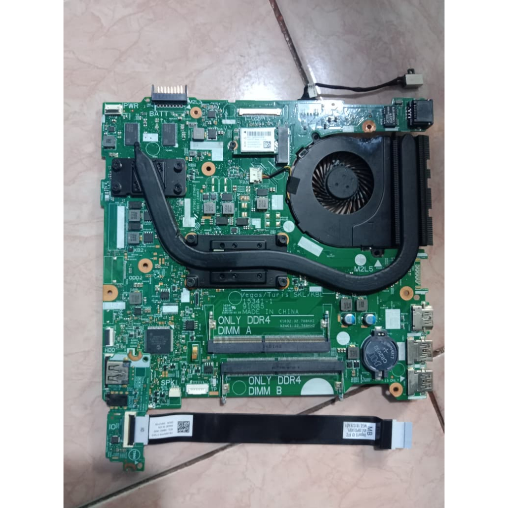 Motherboard Laptop Dell Inspiron 15 3000 Series Core i3 Gen 6 Dual VGA