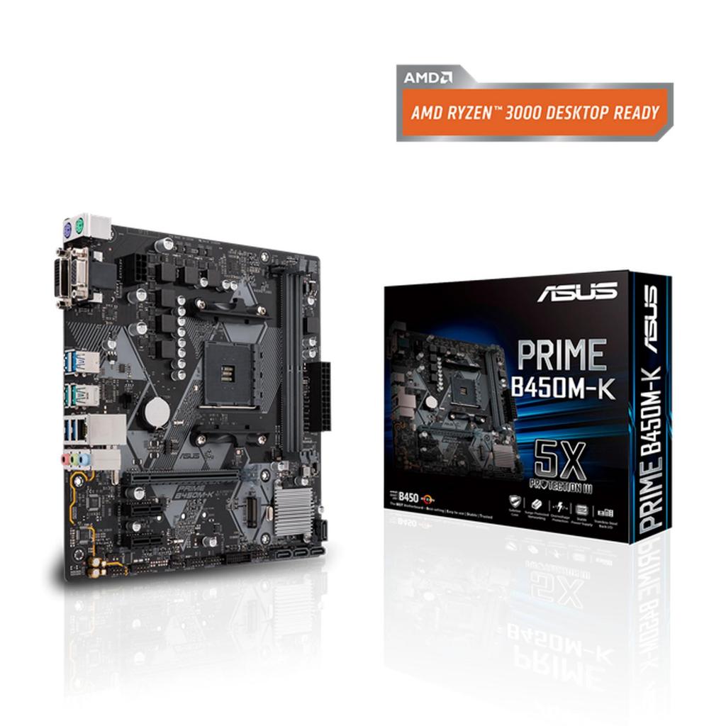 Motherboard Asus Prime B450M-K ASUS AMD B450 DDR4 AM4