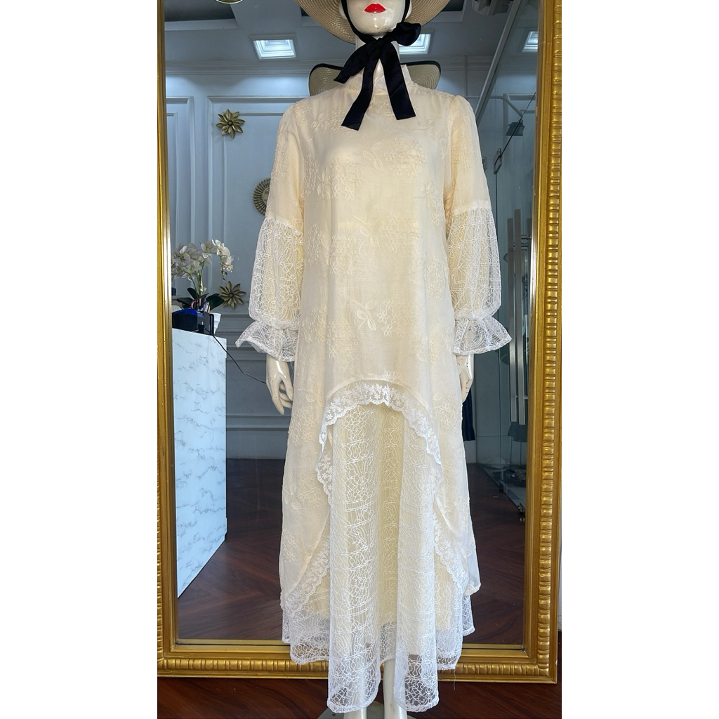 gamis claudia bordir