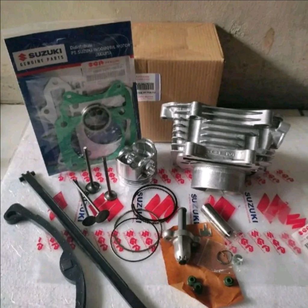 PAKET FULSET BLOCK SEHER SUZUKI SATRIA FU 150 KARBU ORI