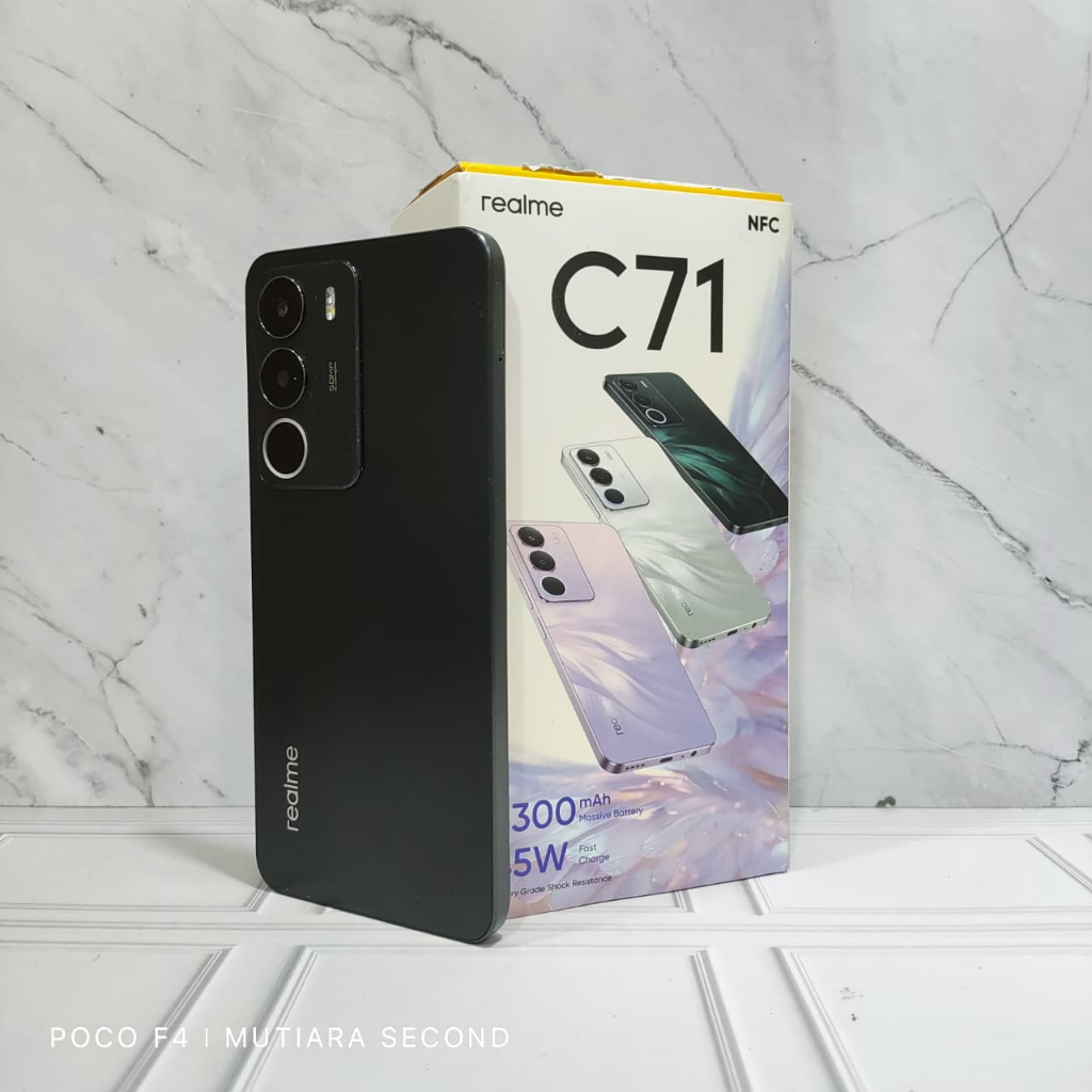 Realme C71 Ram 4/128GB I Ram 6/128GB I Ram 8/128GB ( SECOND )