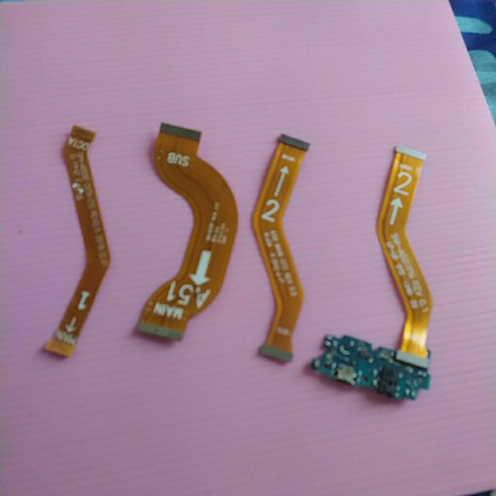 Flexi lcd/ konektor cas Samsung A50/A51 ORI Cabutan