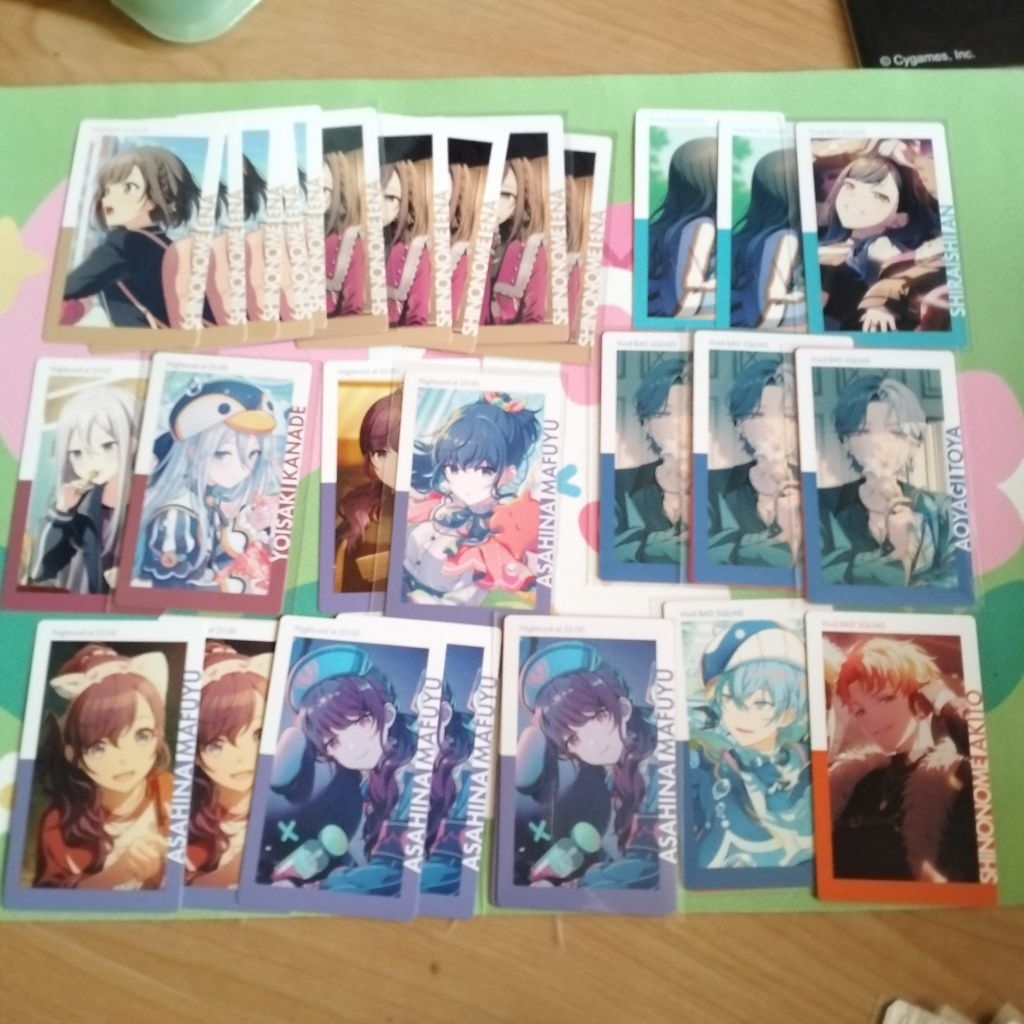 vbs niigo 23-24 epick cards || Project Sekai Official Merch