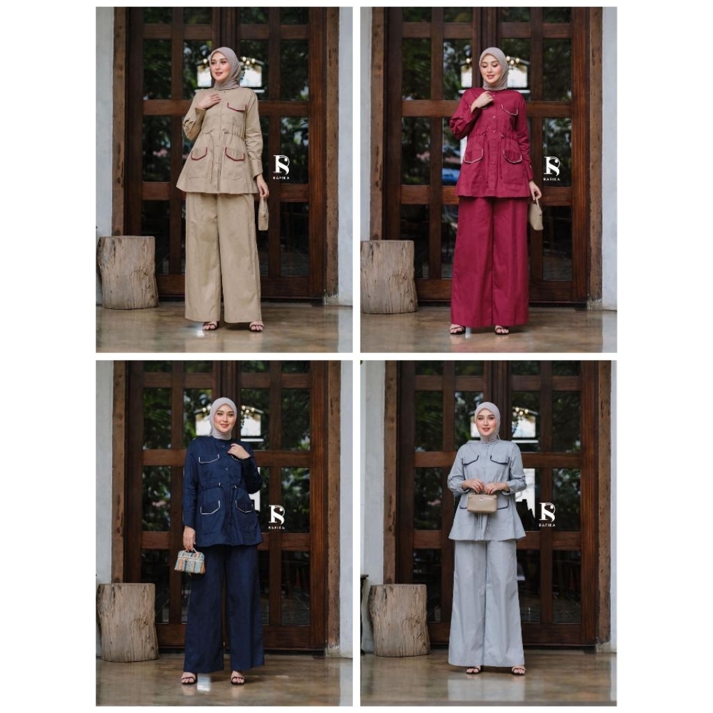 READY VEEYA SET CELANA ORIGINAL BY RAFIKA MUSLIMAH CASUAL