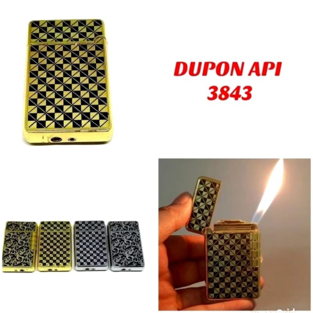 KOREK API DUPON KOREK API MOTIF KOREK DUPON BATIK GOLD LIGHTER