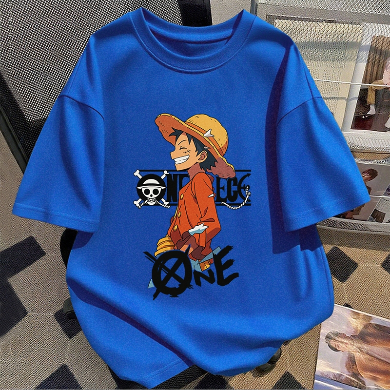Naomifashion - Baju kaos pria kece luffy one piece | Kaos oversized t shirt anime |  Baju kemeja pri