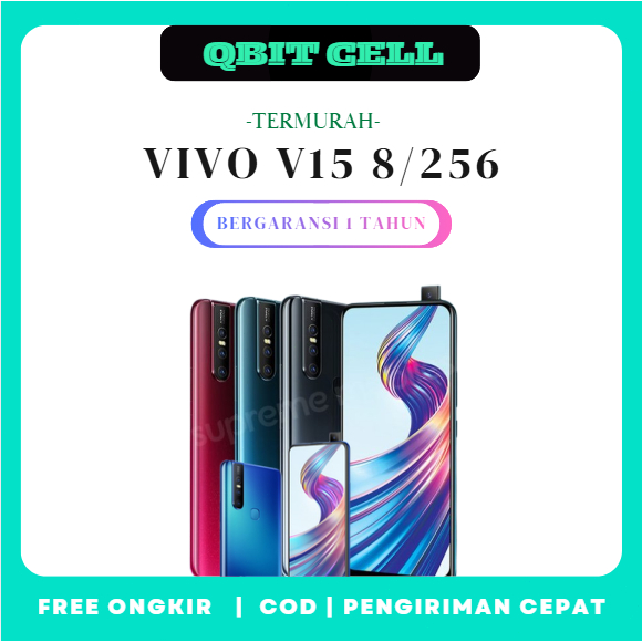 HP Smartphone Android VIVO V15 RAM 8/256GB  BERGARANSI DISTRIBUTOR 12 BULAN