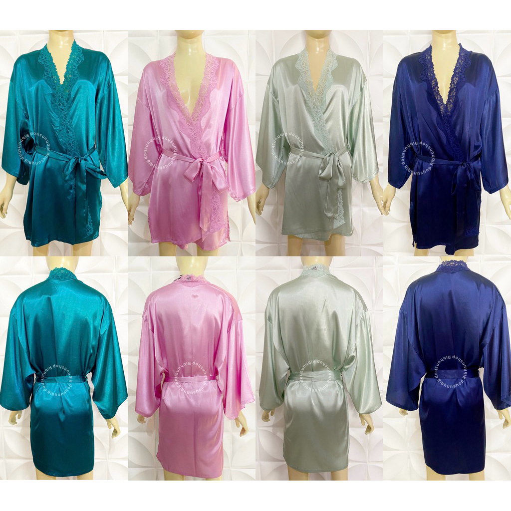 La Senza Original Satin Kimono Size S/M L/XL