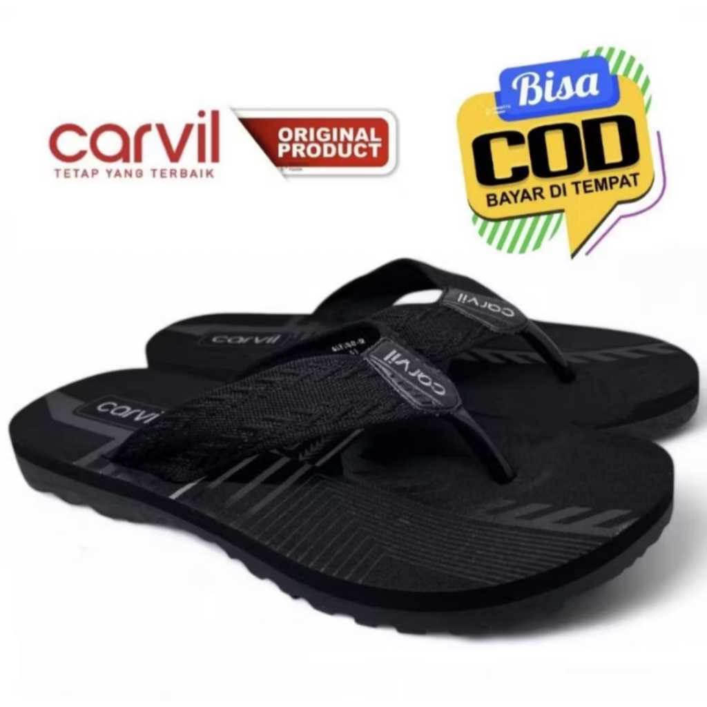 CARVIL SANDAL JEPIT CARVIL PRIA ORIGINAL TERLARIS UK 33-43 COD
