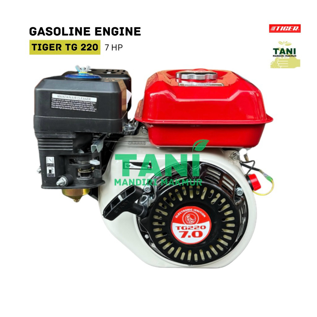 TG220 TIGER 7 HP MESIN PENGGERAK BENSIN ENGINE TG 220 TIGER
